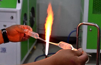 HHO Flame for high borosilicate pull sealing